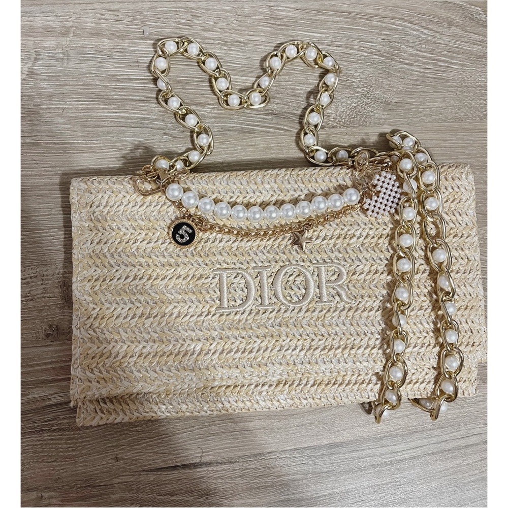 Dior cosmetic bag/pouch to crossbody bag